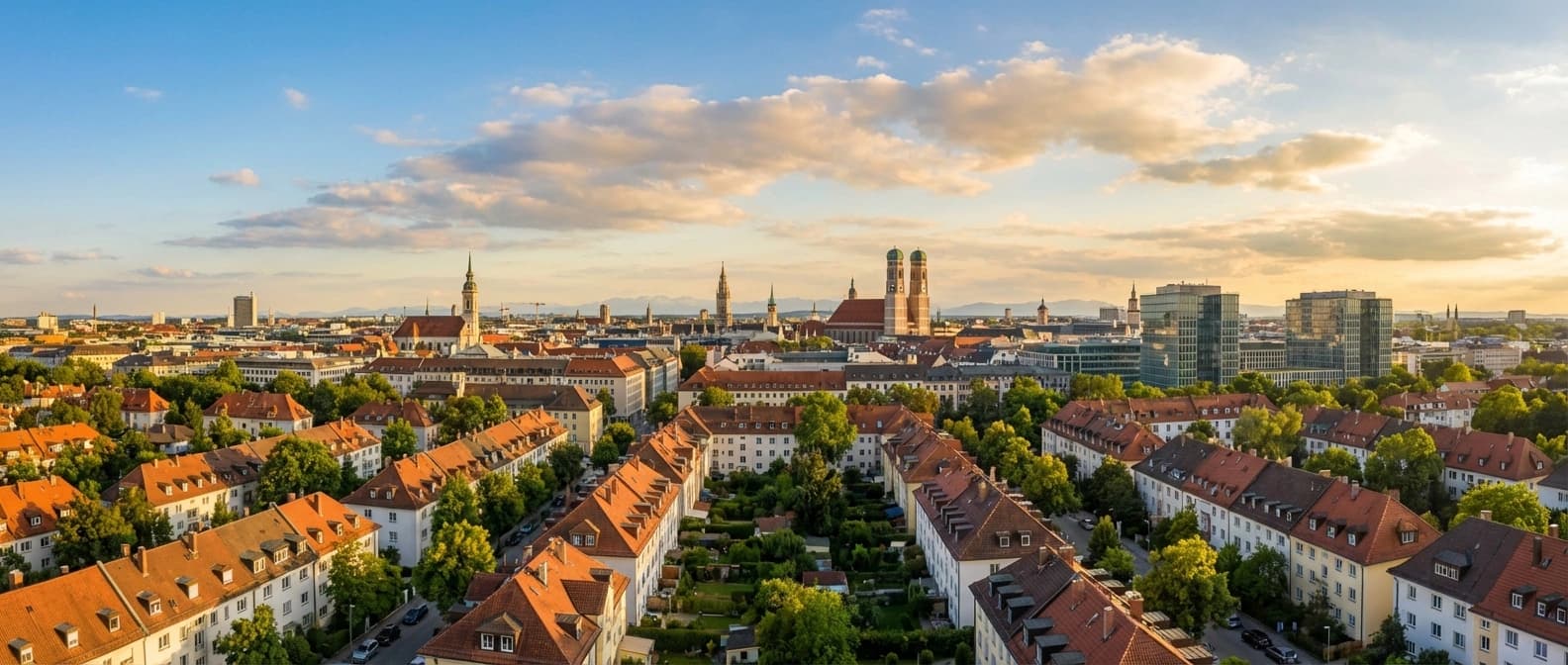 München Stadtansicht - Unser Servicegebiet