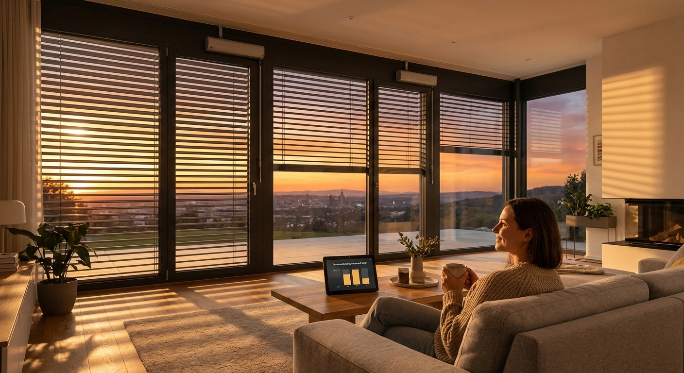 Loxone Morgenautomatik - Jalousien öffnen sich automatisch